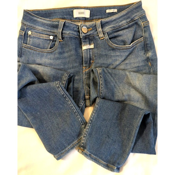 Closed Baker Slim Fit Denim Jeans Women SZ 25 Made in Milan Stretch Boutique - Picture 2 of 9